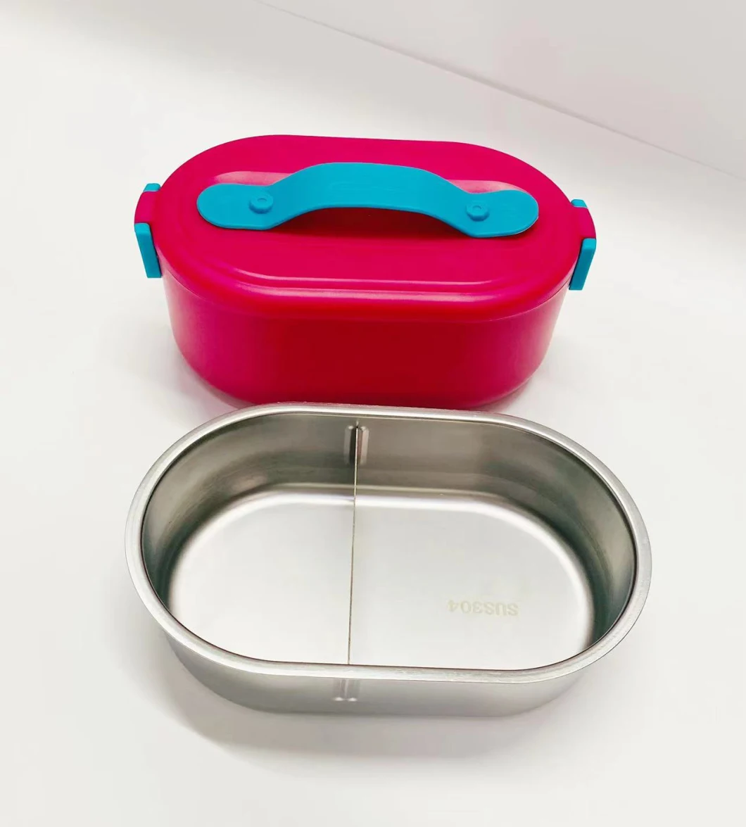 Electric Heating Lunch Box with Stainless Steel Bowl