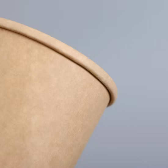 500ml 일회용 수프 서빙 그릇 파티 용품 따뜻한/차가운 음식 종이 그릇