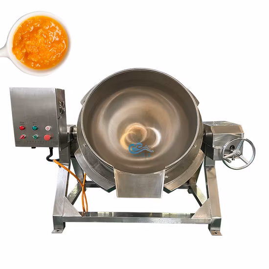 기울임 기능이 있는 스테인리스 스틸로 제작된 전자기 가열식 수프 냄비