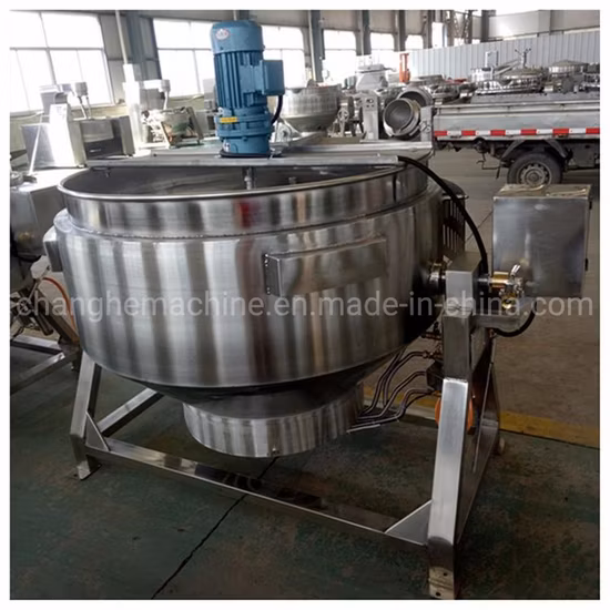 전기 오일 자켓 냄비, 500 리터 스팀 멀티 클로 믹싱 자켓 요리 냄비